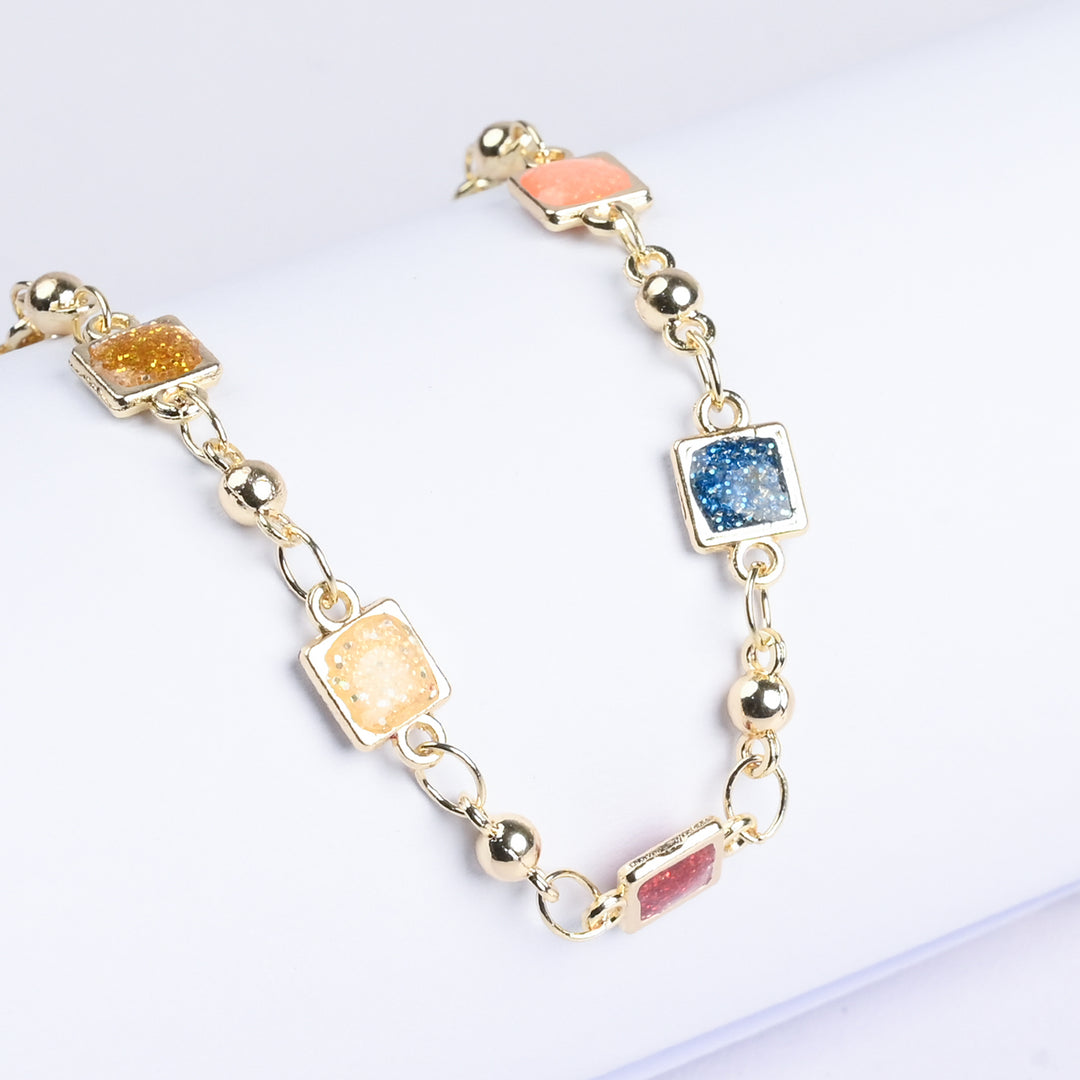 Girls Necklace With Golden Chain & Charm