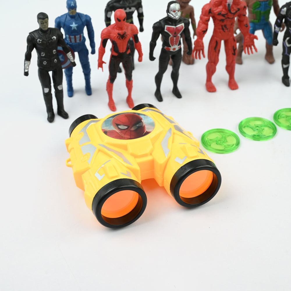 Superhero Action Figure & Blaster Playset
