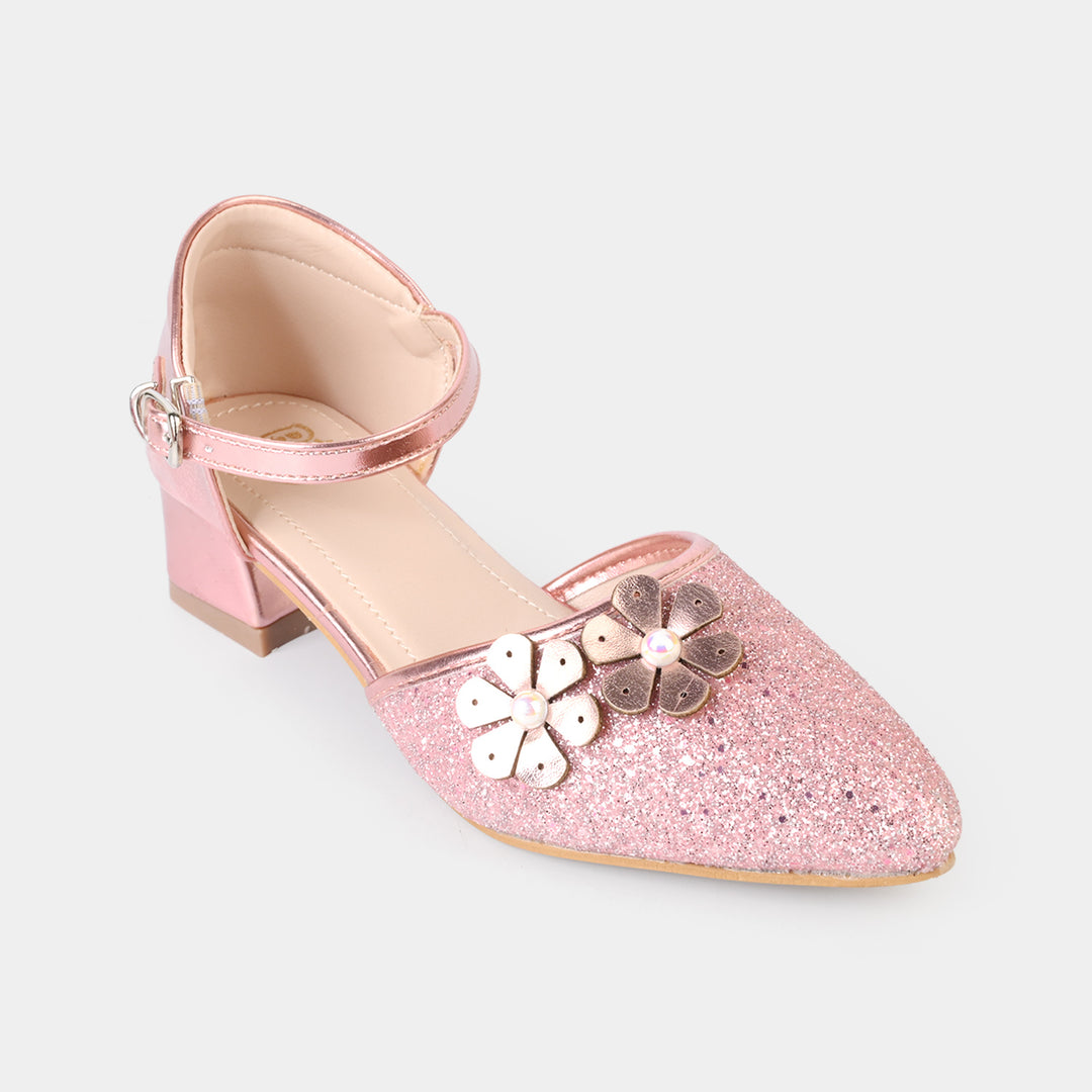 Girls Pumps Heels ZP-159-Pink