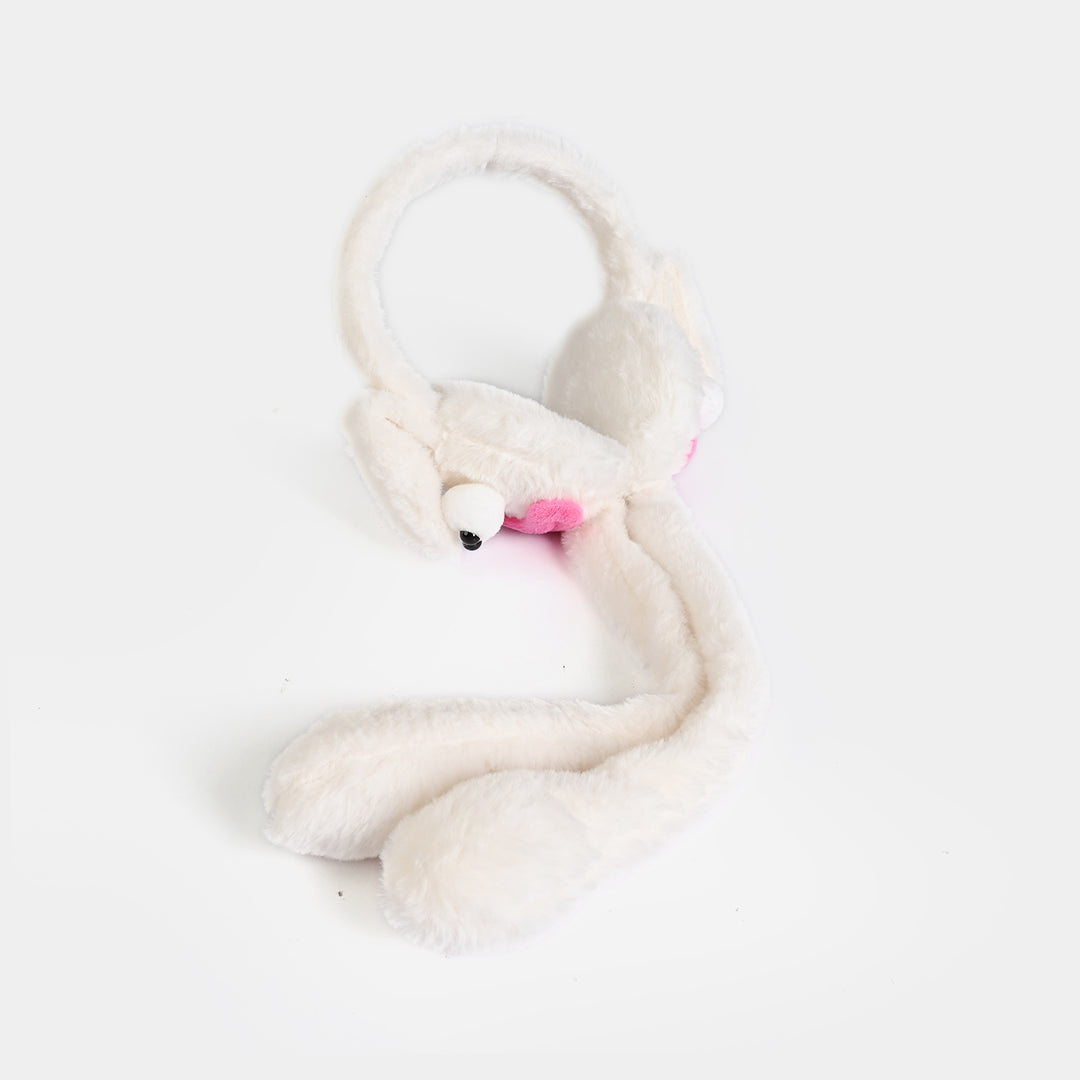 Interactive Moving Ear Plush Winter Earmuffs