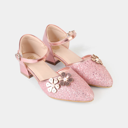 Girls Pumps Heels ZP-159-Pink