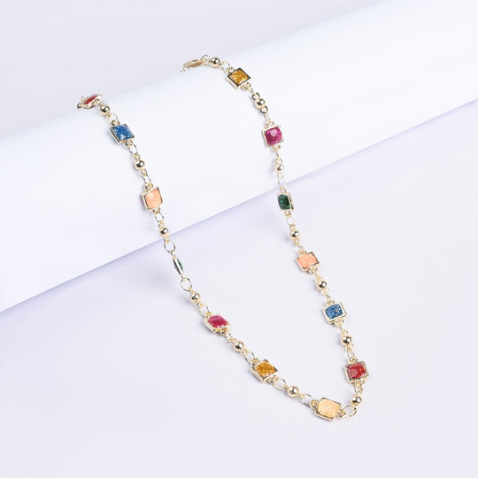 Girls Necklace With Golden Chain & Charm