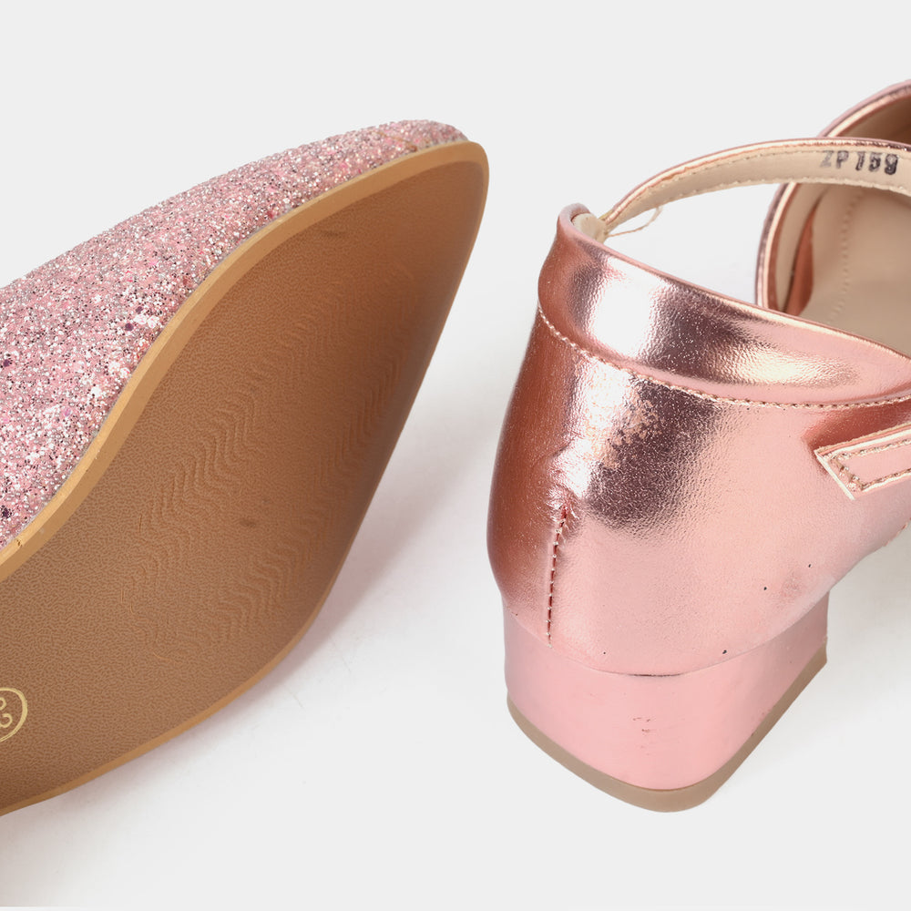 Girls Pumps Heels ZP-159-Pink