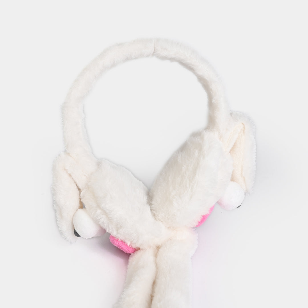 Interactive Moving Ear Plush Winter Earmuffs