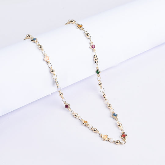 Girls Necklace With Golden Chain & Charm