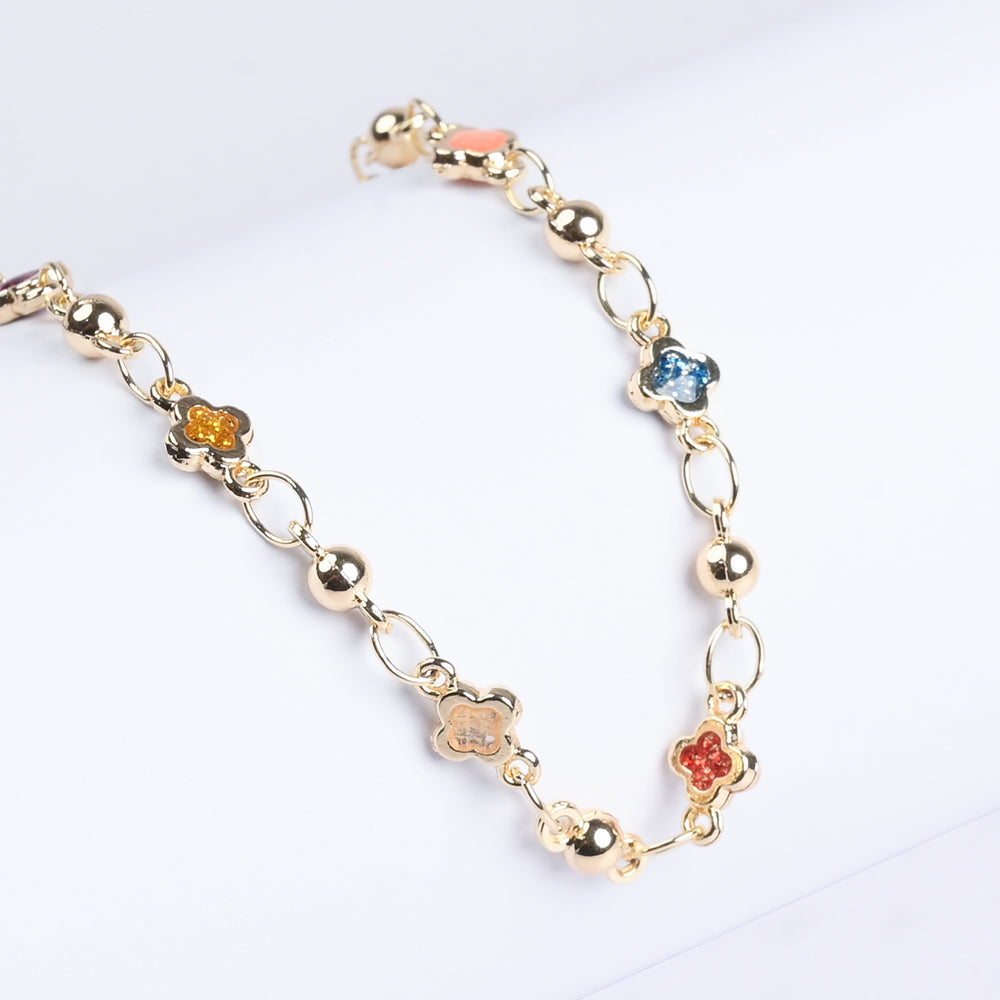 Girls Necklace With Golden Chain & Charm