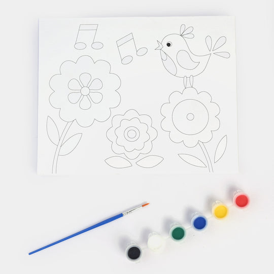 Canvas + Water Color For Kids