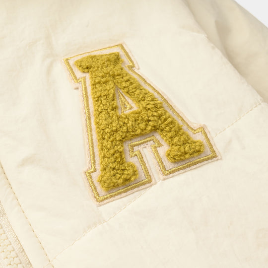 Girls Quilted Jacket F/S-Off White