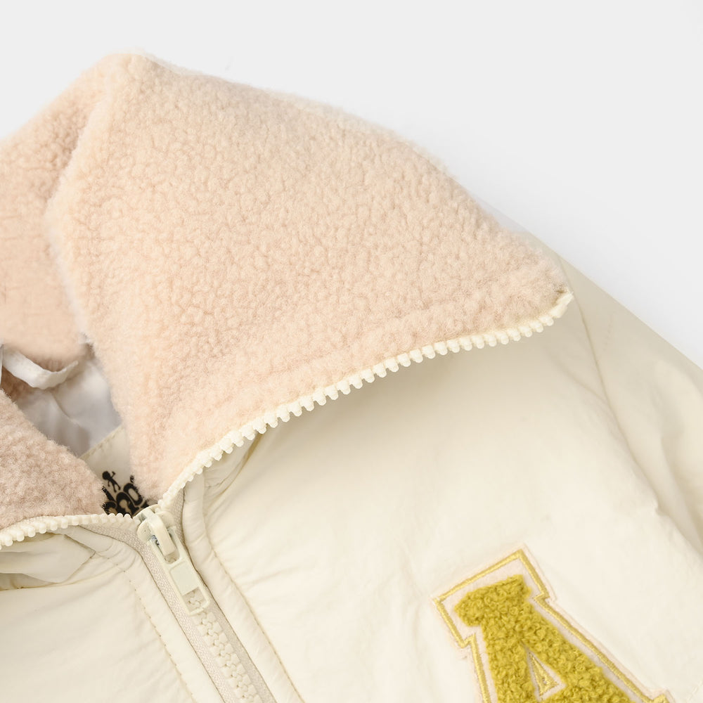 Girls Quilted Jacket F/S-Off White