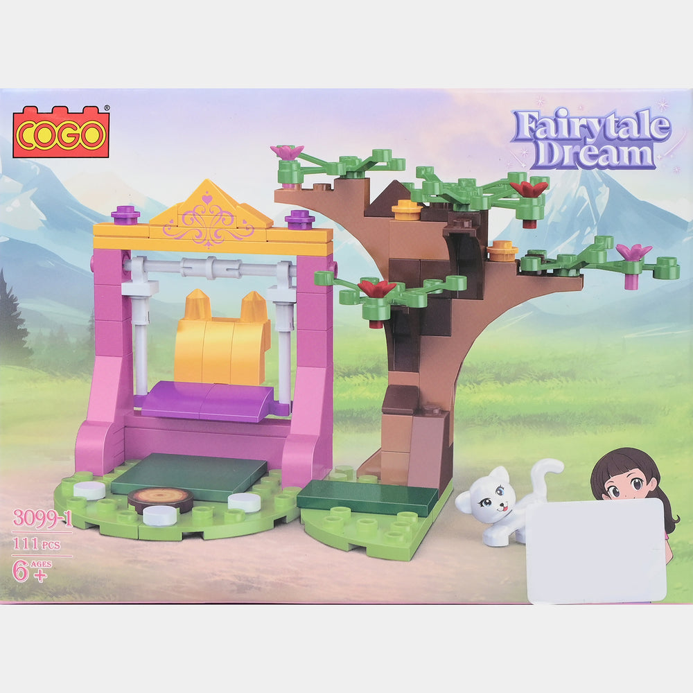 Fairytale Dream Garden Swing Building Blocks Set | 111PCs