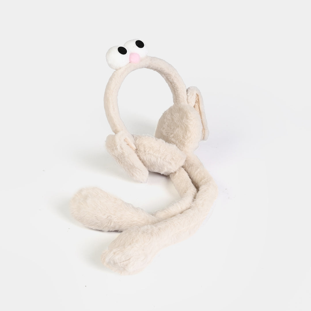 Interactive Moving Ear Plush Winter Earmuffs