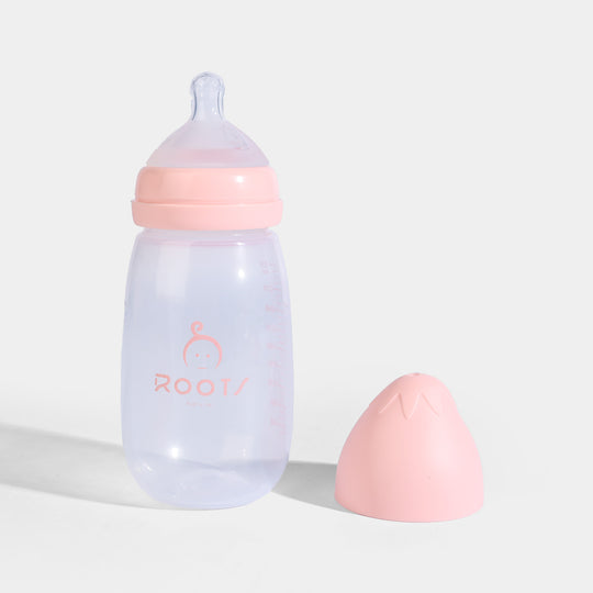 Wide-Neck Baby Feeder Bottle | 310ML | Pink | J1013