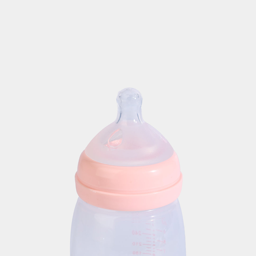 Wide-Neck Baby Feeder Bottle | 310ML | Pink | J1013