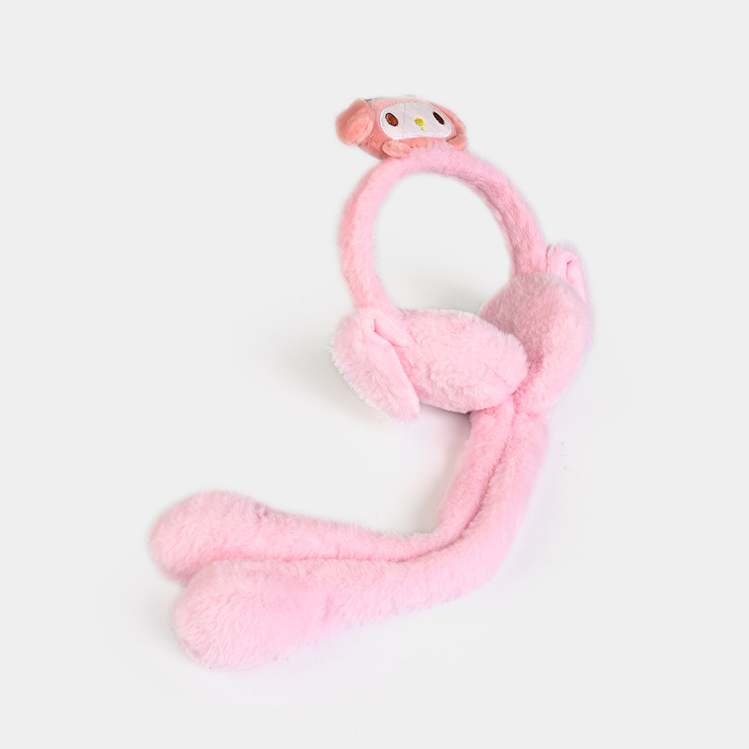 Interactive Moving Ear Plush Winter Earmuffs