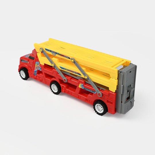 Track Truck Racing Series – Folding Ejection Storage Truck Toy Set for Kids