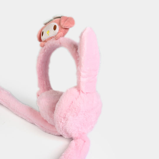 Interactive Moving Ear Plush Winter Earmuffs