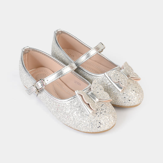 Girls Pumps ZP-164-SILVER