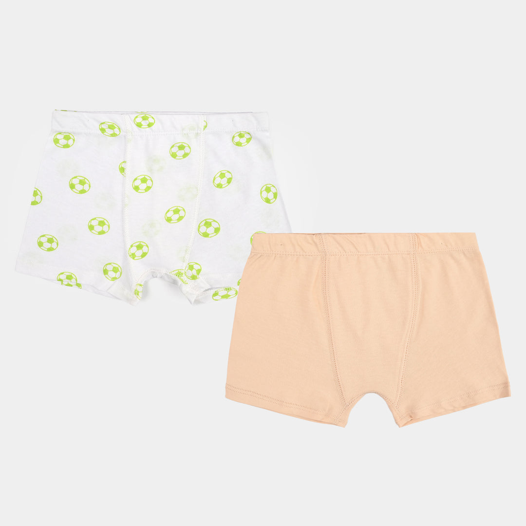 Boys Cotton Jersey  Boxer-Basic & AOP-White.Beige