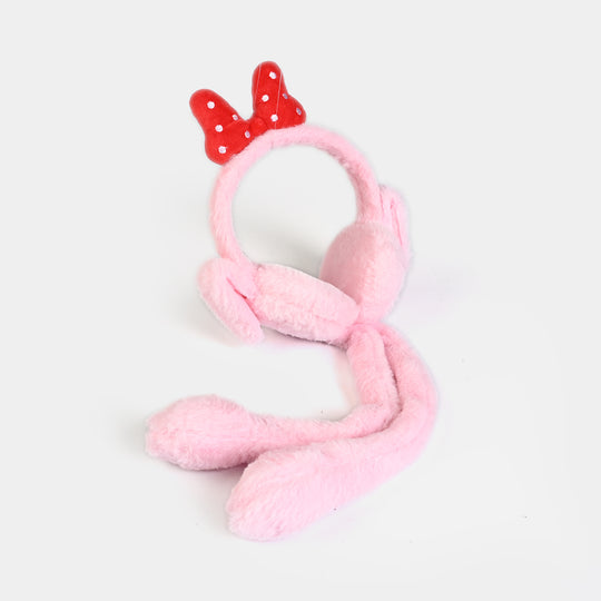 Interactive Moving Ear Plush Winter Earmuffs