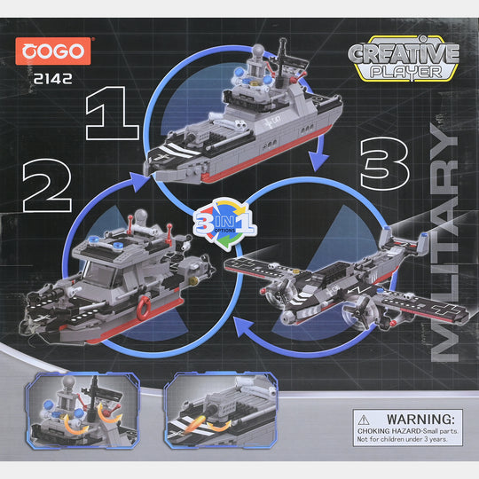 Military Creative Player Building Set