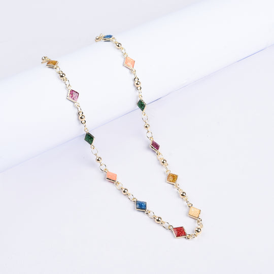 Girls Necklace With Golden Chain & Charm