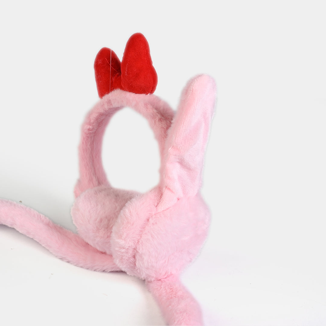 Interactive Moving Ear Plush Winter Earmuffs