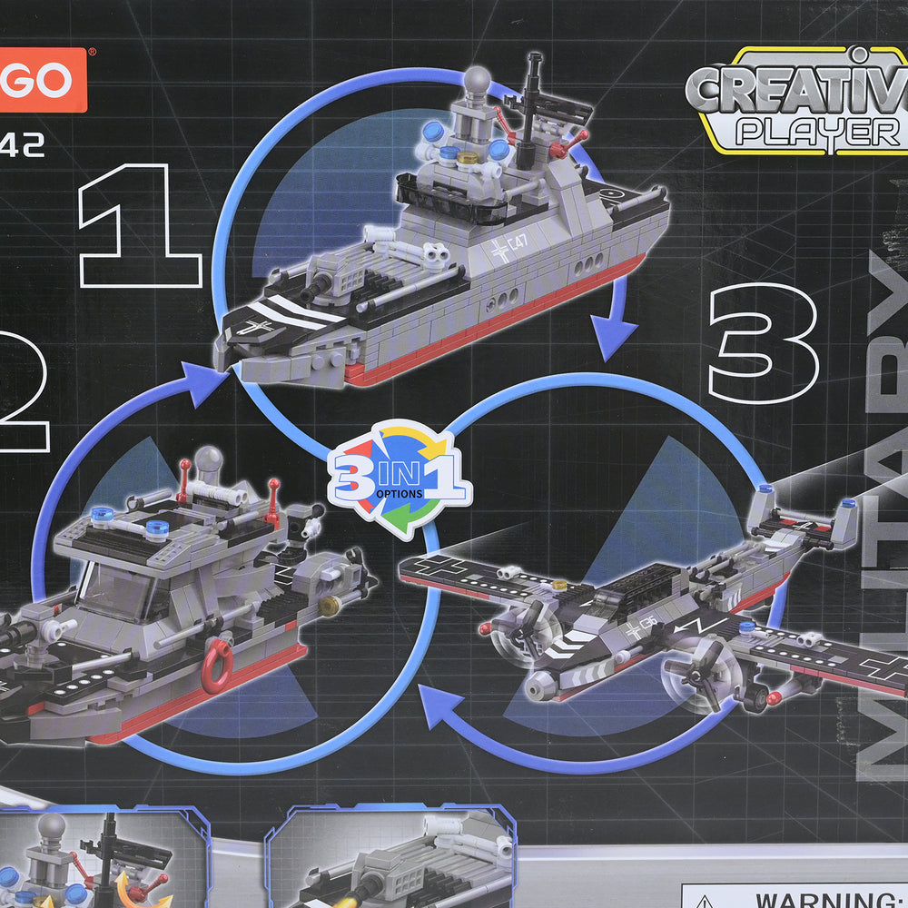 Military Creative Player Building Set