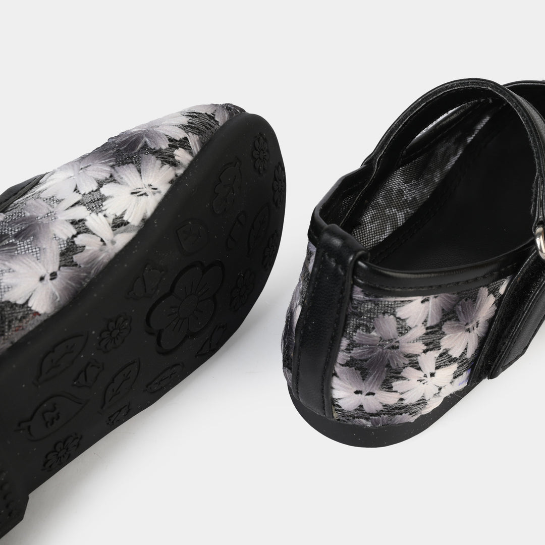 Girls Pumps ES-23-BLACK