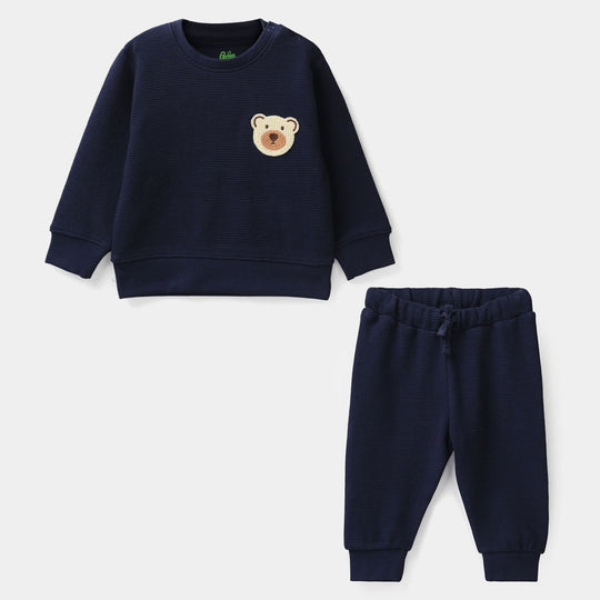 Infant Boys Ottoman 2 Piece Suit Nice Day-NAVY