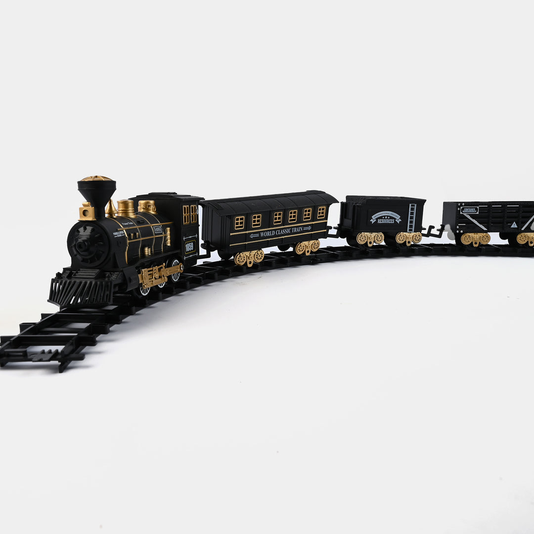 Classic Train Set with Track For Kids