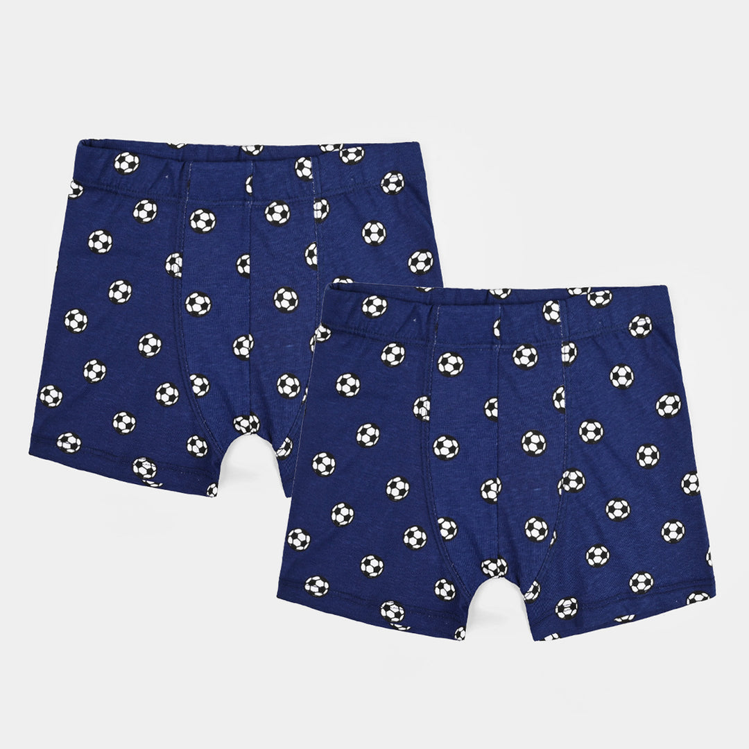 Boys Cotton Jersey  Boxer-AOP Goal-NAVY