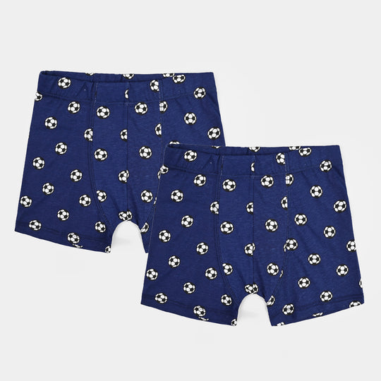 Boys Cotton Jersey  Boxer-AOP Goal-NAVY