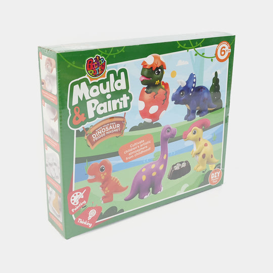 DIY Mould & Paint Set Dinosaur
