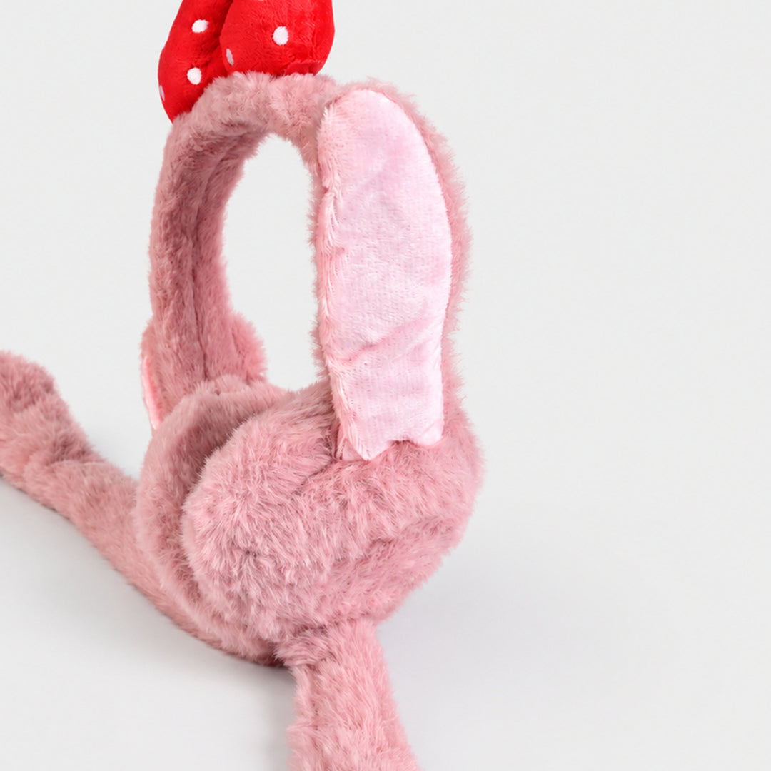 Interactive Moving Ear Plush Winter Earmuffs