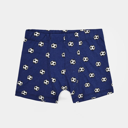 Boys Cotton Jersey  Boxer-AOP Goal-NAVY