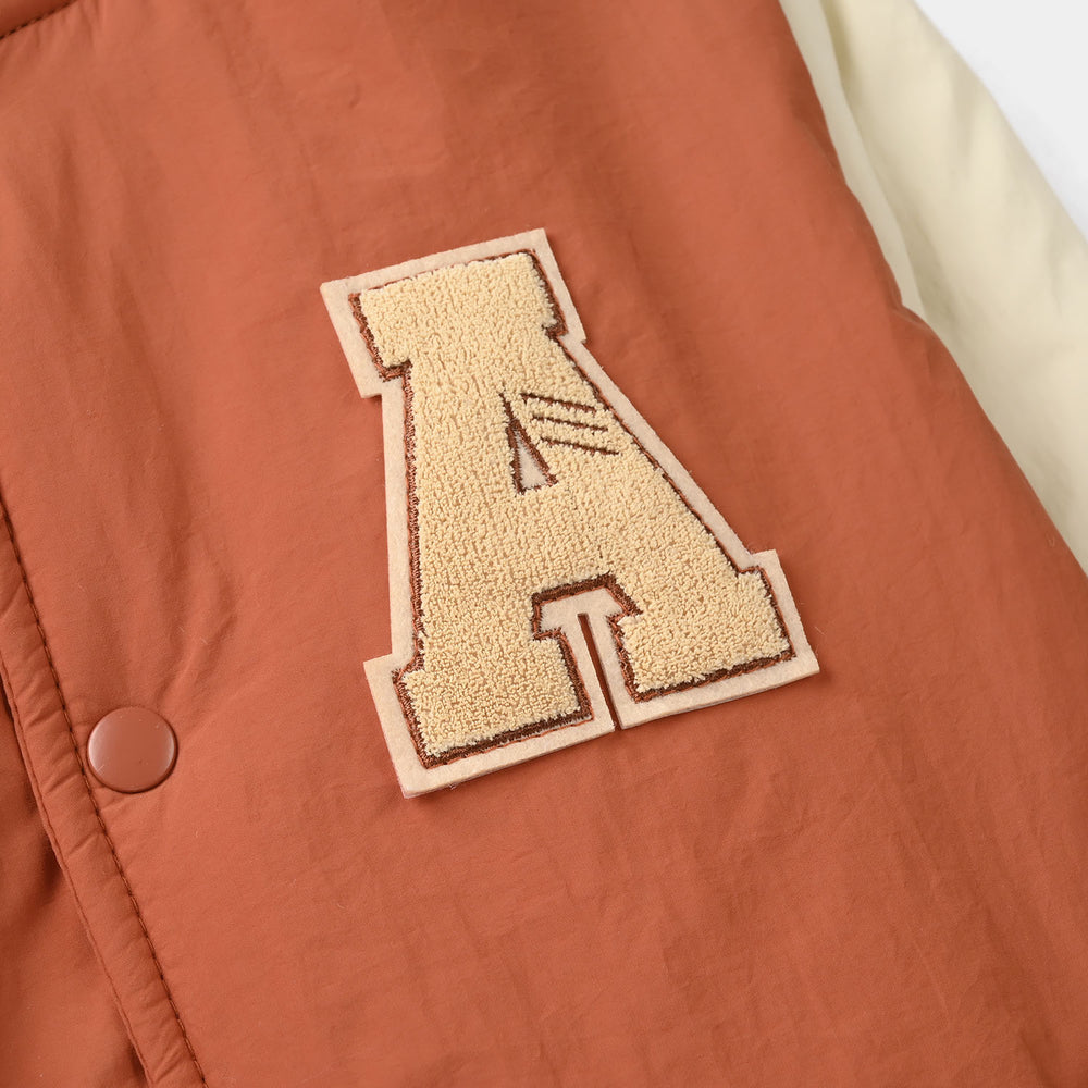 Boys Quilted Jacket (Take A Chance) - ORANGE