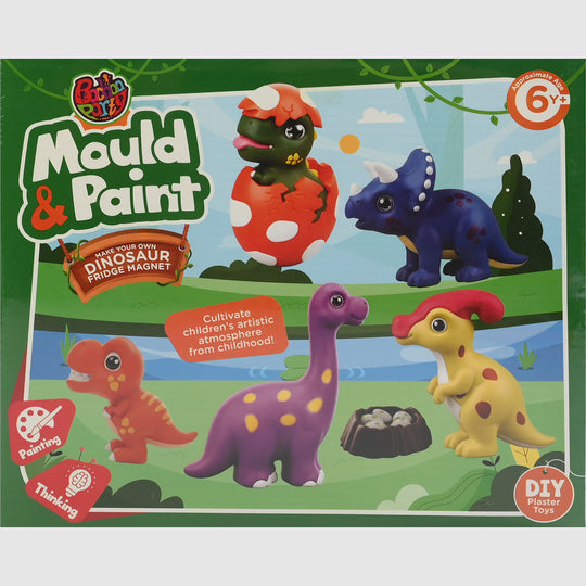 DIY Mould & Paint Set Dinosaur