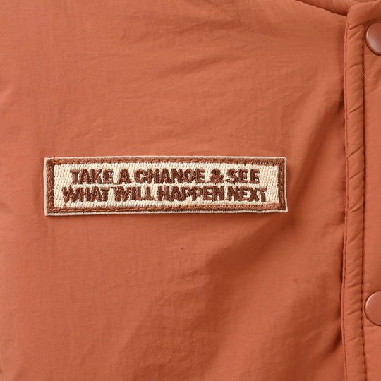 Boys Quilted Jacket (Take A Chance) - ORANGE