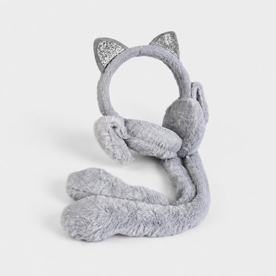 Interactive Moving Ear Plush Winter Earmuffs