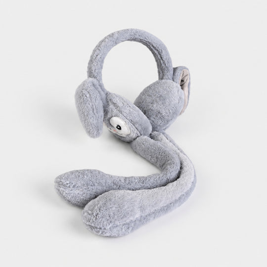 Interactive Moving Ear Plush Winter Earmuffs