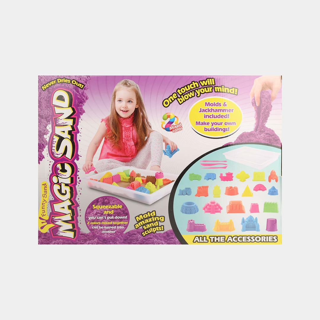 Magic Sand – Sand Box & Molds Castle Set