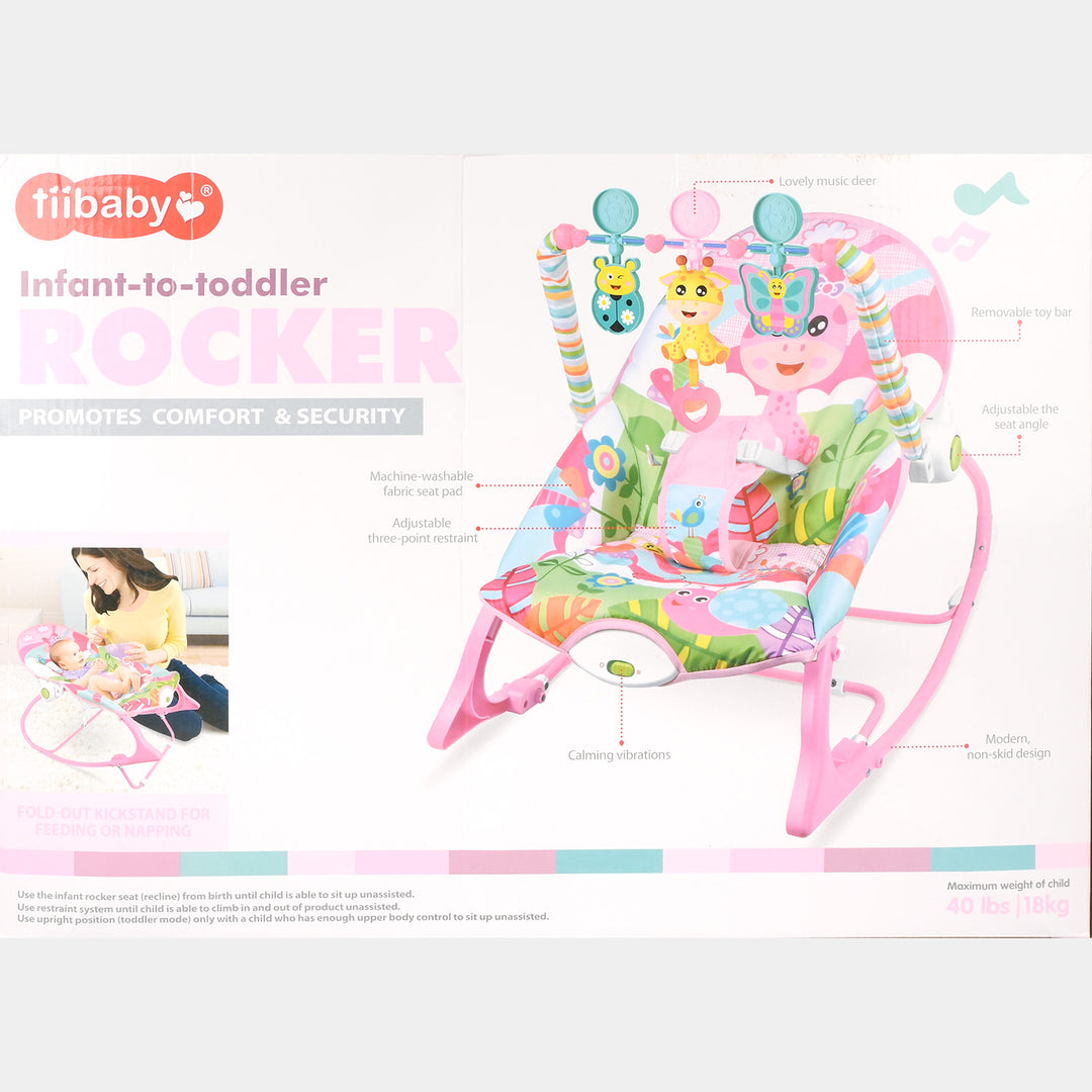 Infant Toddler Rocker (with Music & Vibrations)