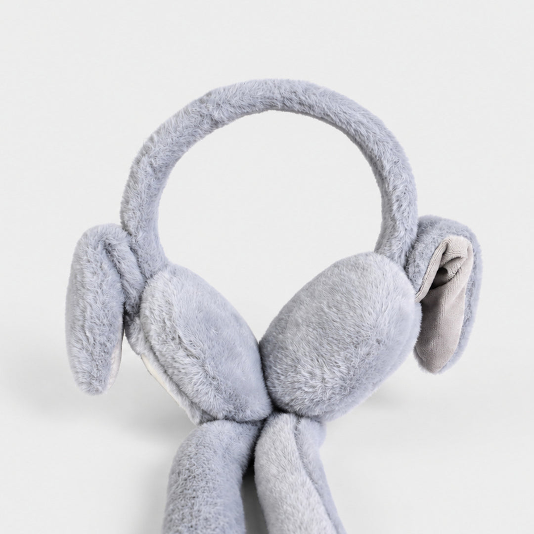 Interactive Moving Ear Plush Winter Earmuffs