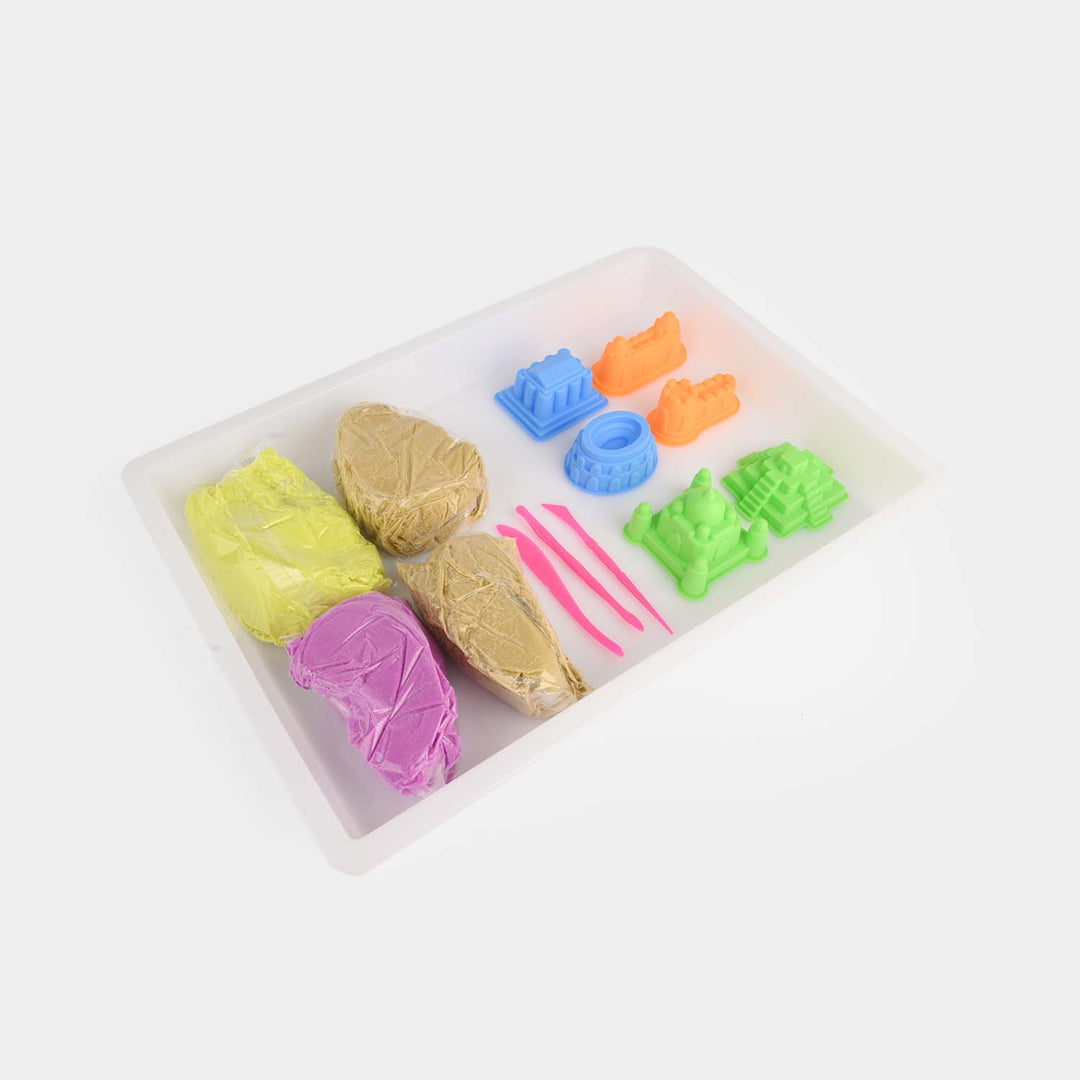 Magic Sand – Sand Box & Molds Castle Set