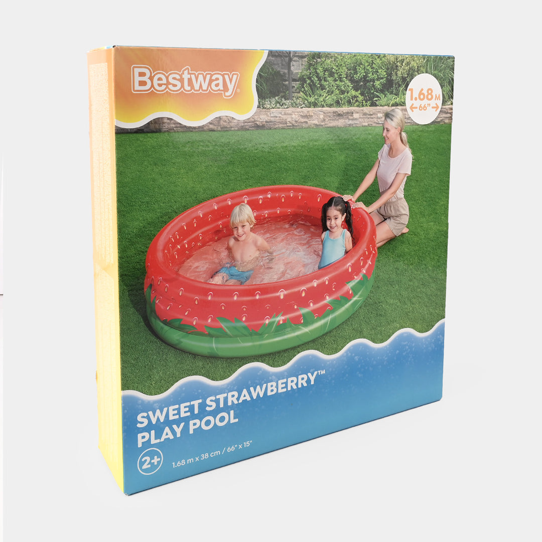 Sweet Strawberry Inflatable Pool 66" x 15"