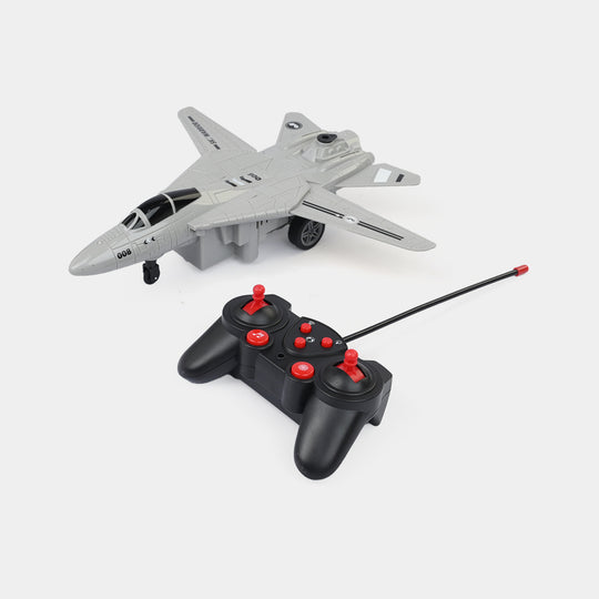 Remote-Control High-Speed Fighter Jet with Light & Spray