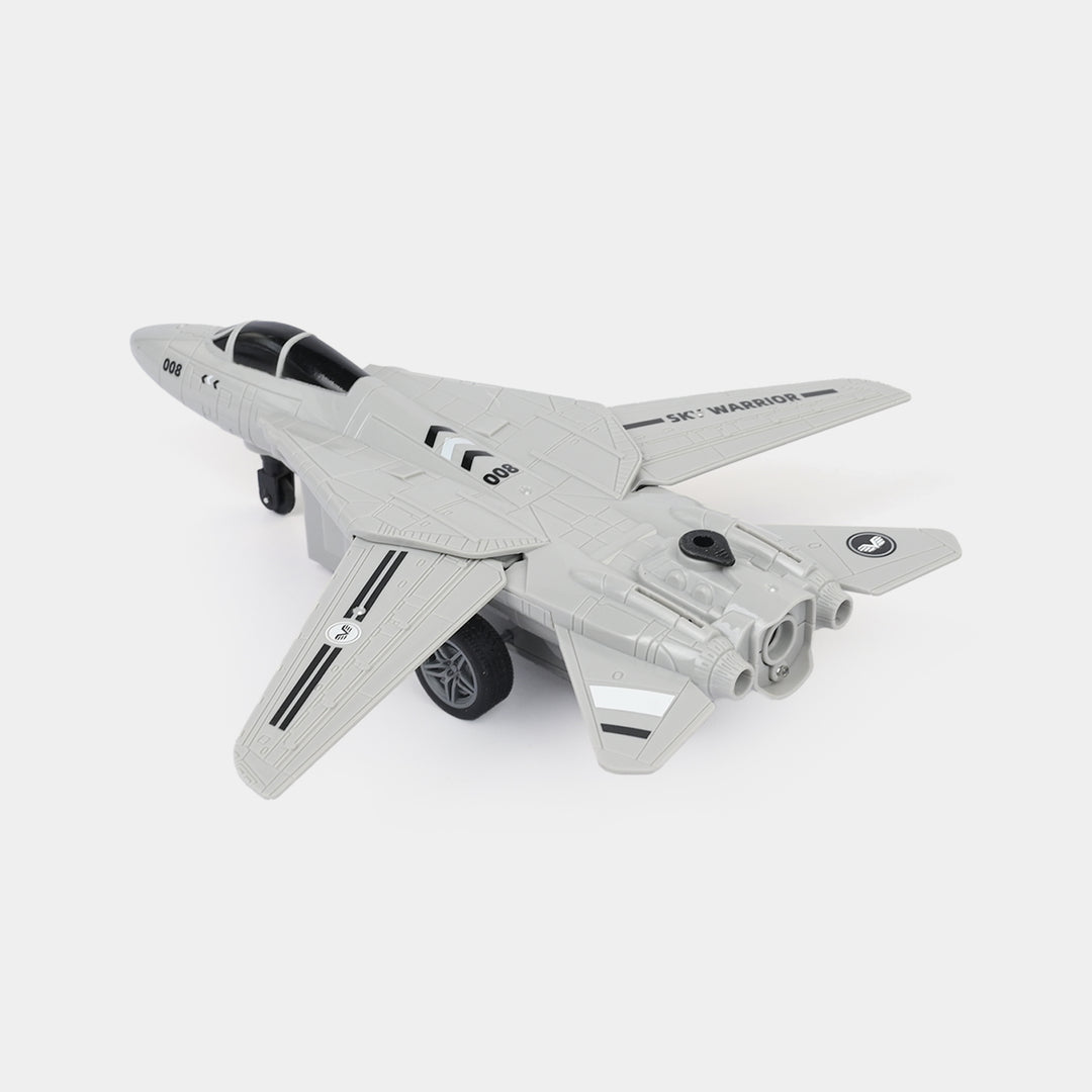 Remote-Control High-Speed Fighter Jet with Light & Spray
