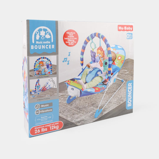 Comfort Vibration Baby Bouncer With Music