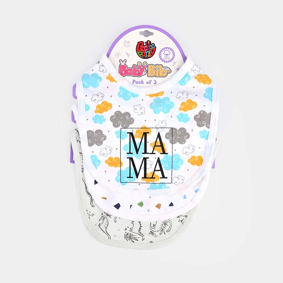 Baby Bib Pack OF 3PCs | 0M+