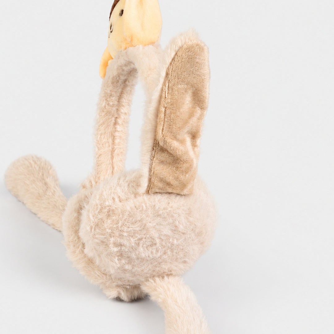 Interactive Moving Ear Plush Winter Earmuffs